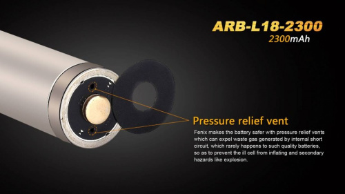 Аккумулятор 18650 Fenix ARB-L2-2300 (2300mAh) фото 8